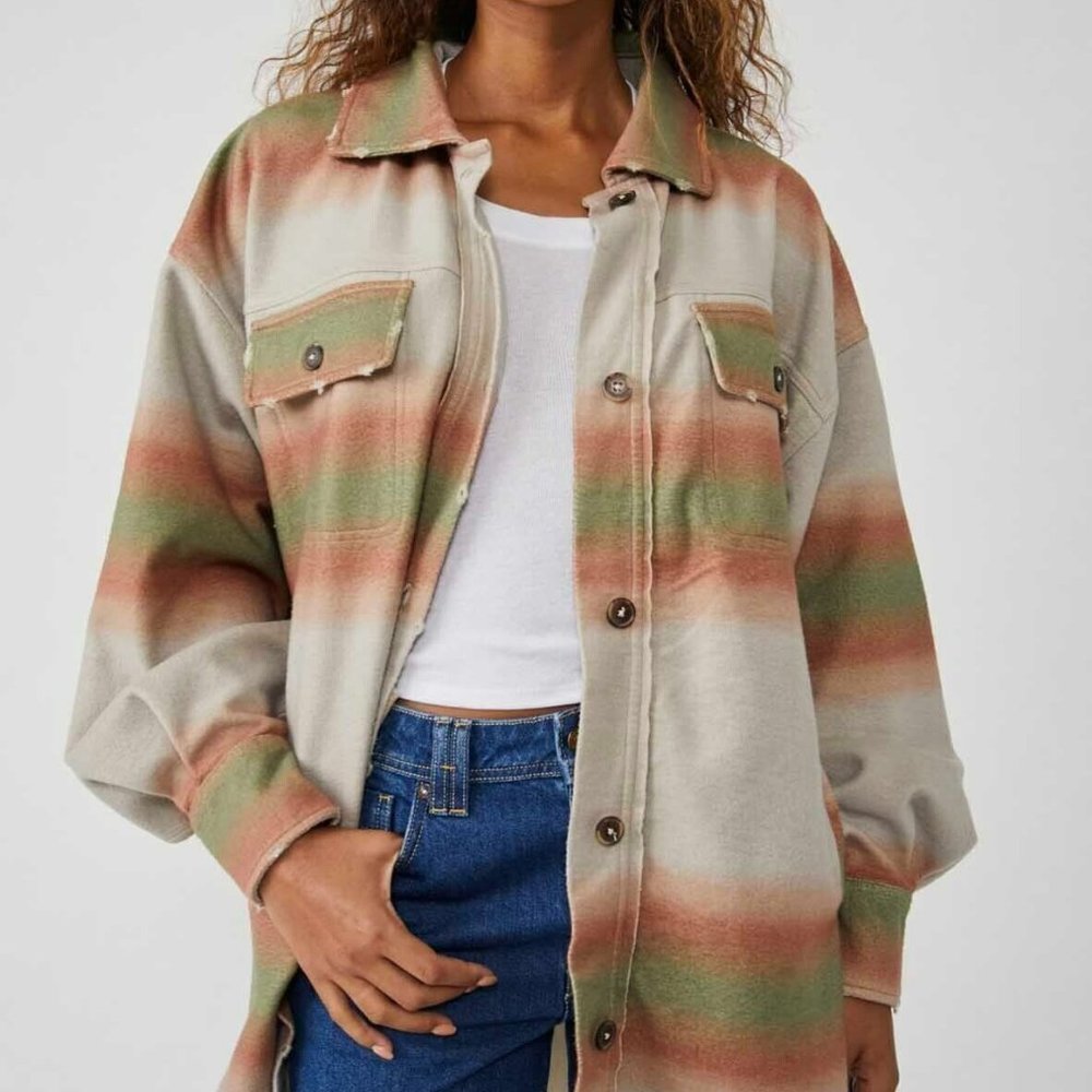 Free People Ruby Jacket    Marzipan Combo  SZ XS